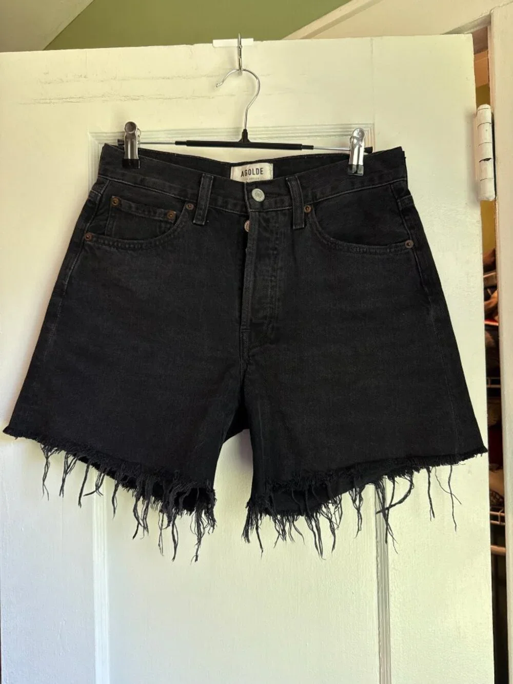 PRICE FIRM! Agolde Parker Long Shorts in 